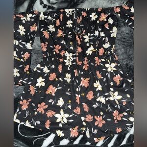 Floral Off-Shoulder Dress